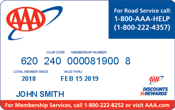 AAA Membership Card